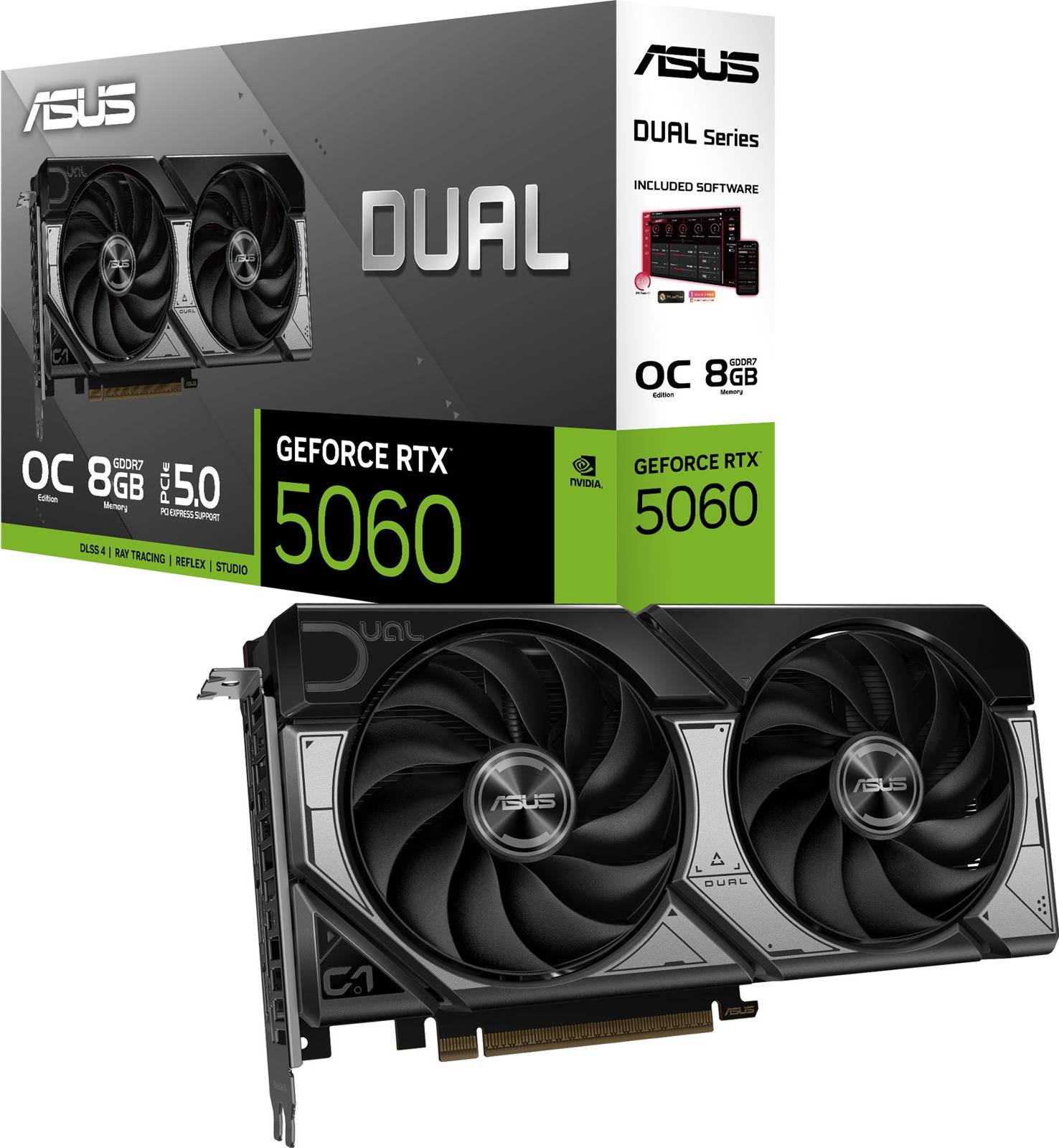ASUS GeForce RTX 5060 Dual OC HDMI 3xDP 8GB